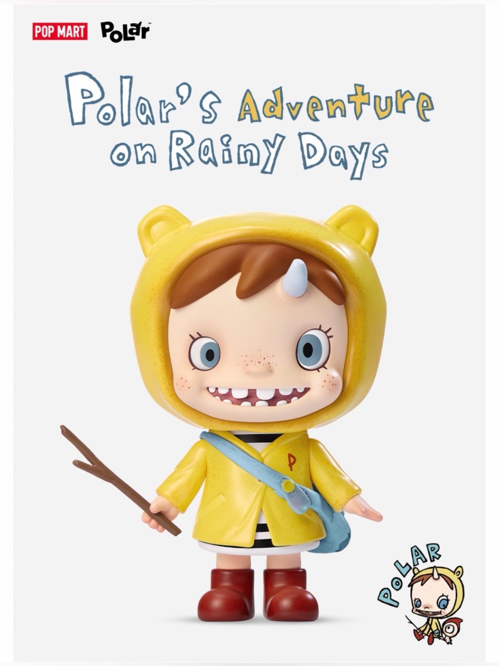 Authentic POLAR’s Adventure on Rainy Days Figure Hang Card